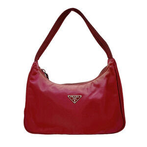 Prada Tessuto hobo bag Red